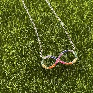 Rainbow 🌈 Infinity Necklace